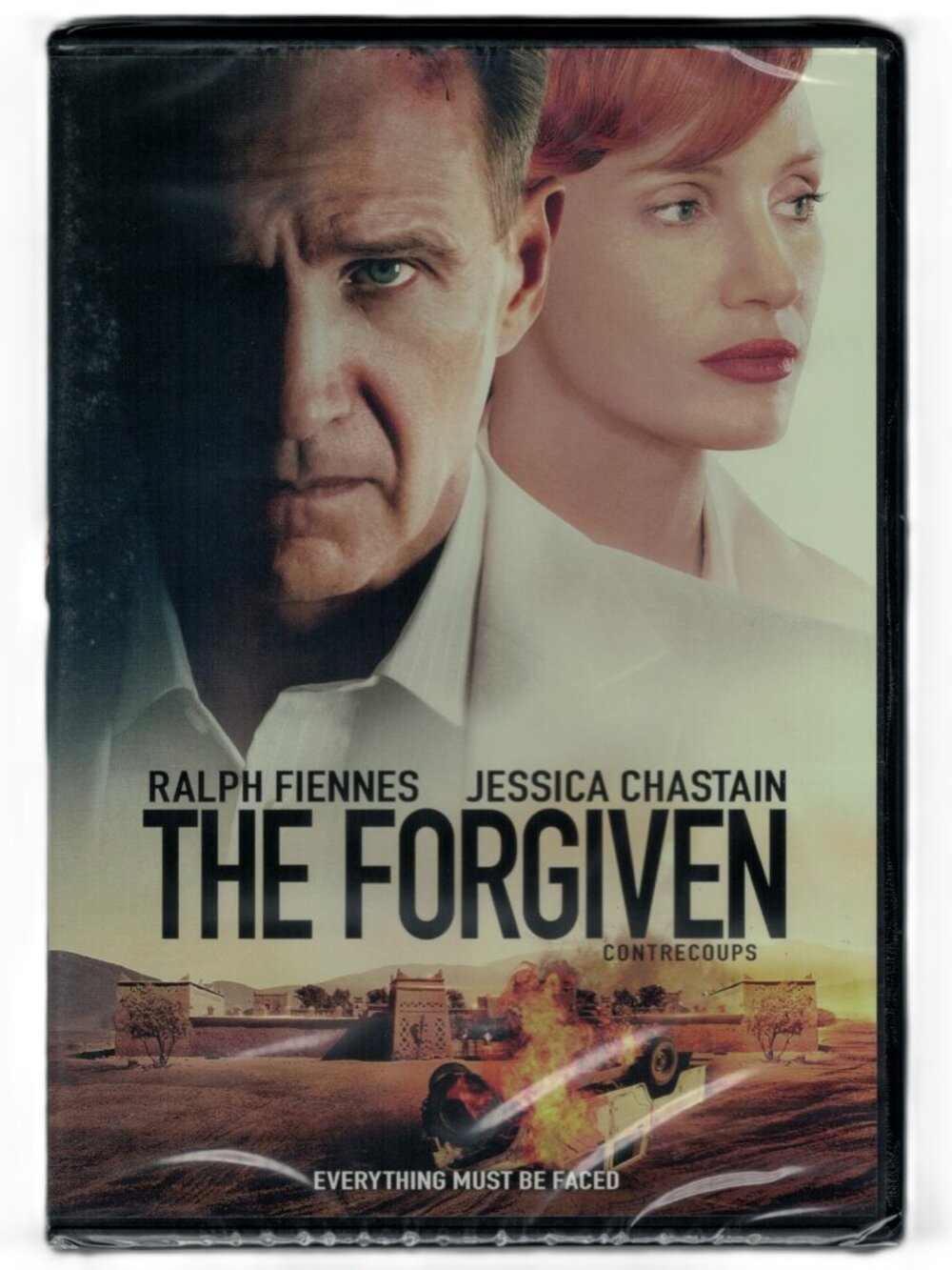The Forgiven (DVD) 2021 Ralph Fiennes, Jessica Chastain NEW